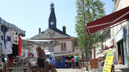 Places du marché hebdomadaire