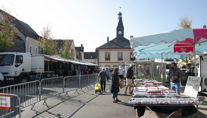 Le marché hebdomadaire